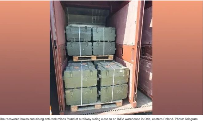 地雷被送到宜家仓库附近管后勤将军被撤职OG真人平台波兰军队闹乌龙！240枚(图1)